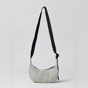 BAGGU Mini Nylon Crescent Bag in Grey- UO Exclusive
